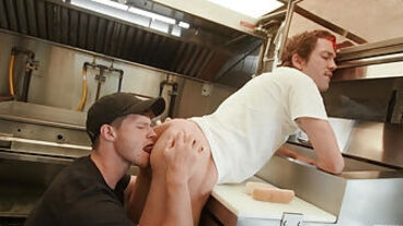 Cooks Sucking Cocks While Preparing Customer's Order
