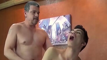 Old gay perv loves shoving his big cock in young Asian twinks