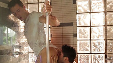 Theo Gets His Ass Banged In The Shower