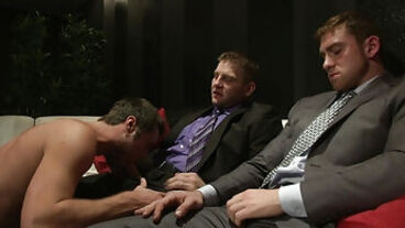 Surprise Threesome At The Strip Club